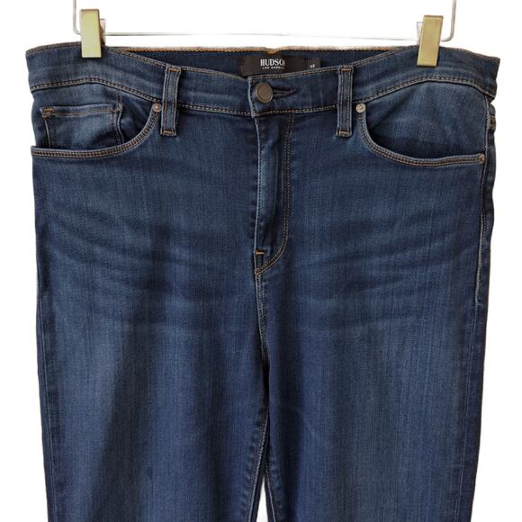 HUDSON Drew Bootcut Jeans Size 32 Baltic Dark Wash - Picture 10 of 11